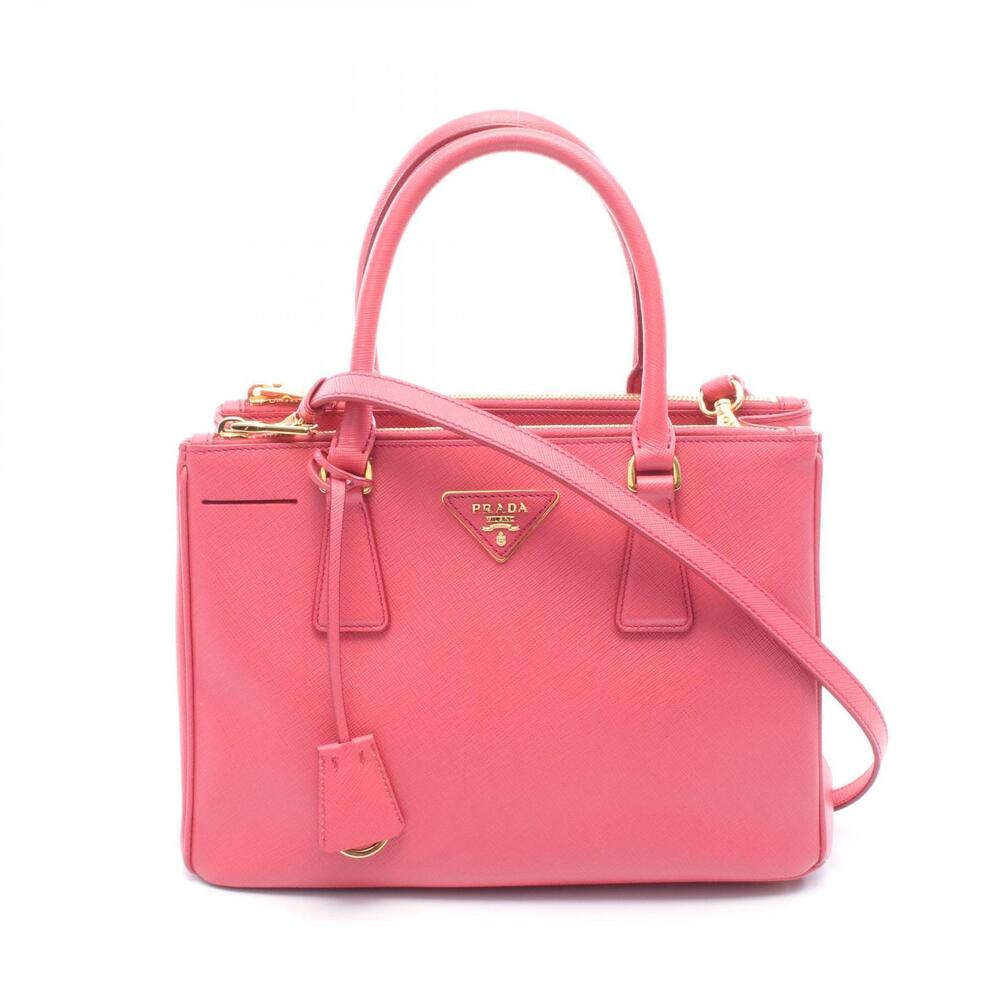 Prada SAFFIANO LUX Galleria Handbag Leather Pink